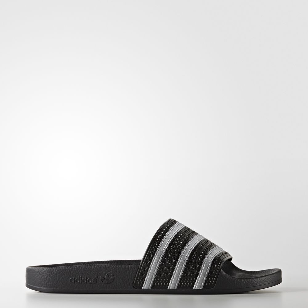 Adidas Adilette Slides - παντοφλες γυναικεια - Μαυρα,Μέγεθος: EU 36 – 54 2/3 (107OLUKY)